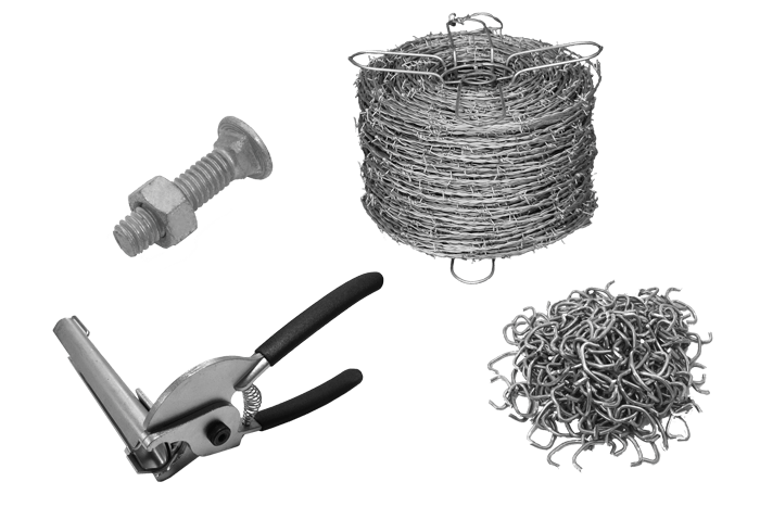 chain-link fence parts and tools